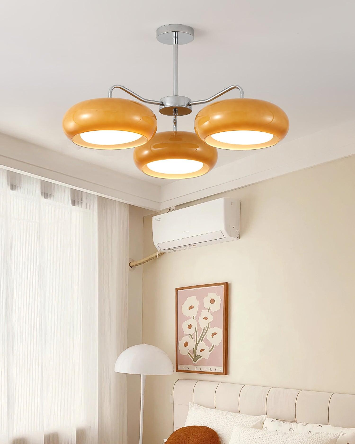 Modern 3 Light Chrome Ceiling Light M223