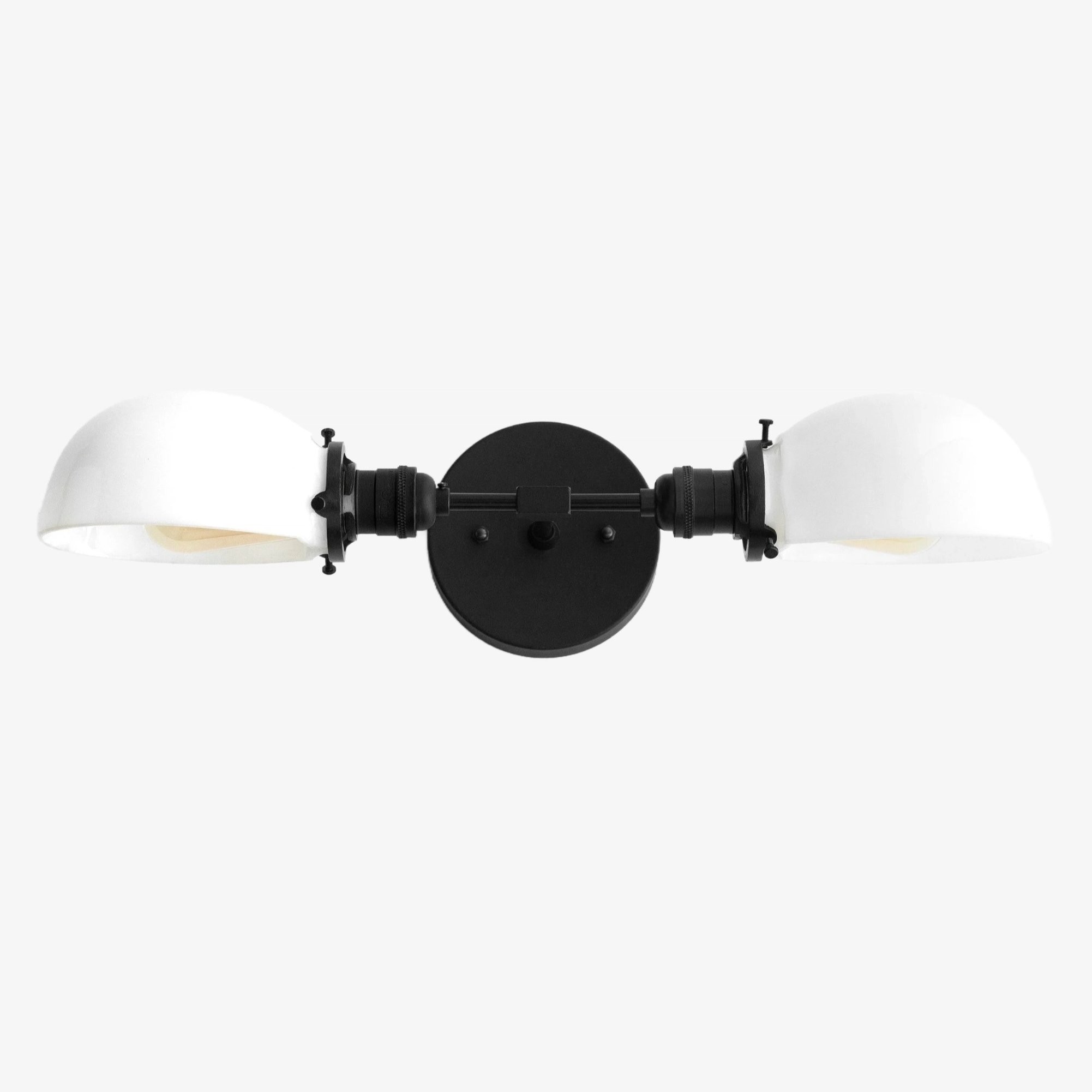Ornato Luxe Mid-Century Vanity Light - Brass Bathroom Fixture with Opal Glass T326