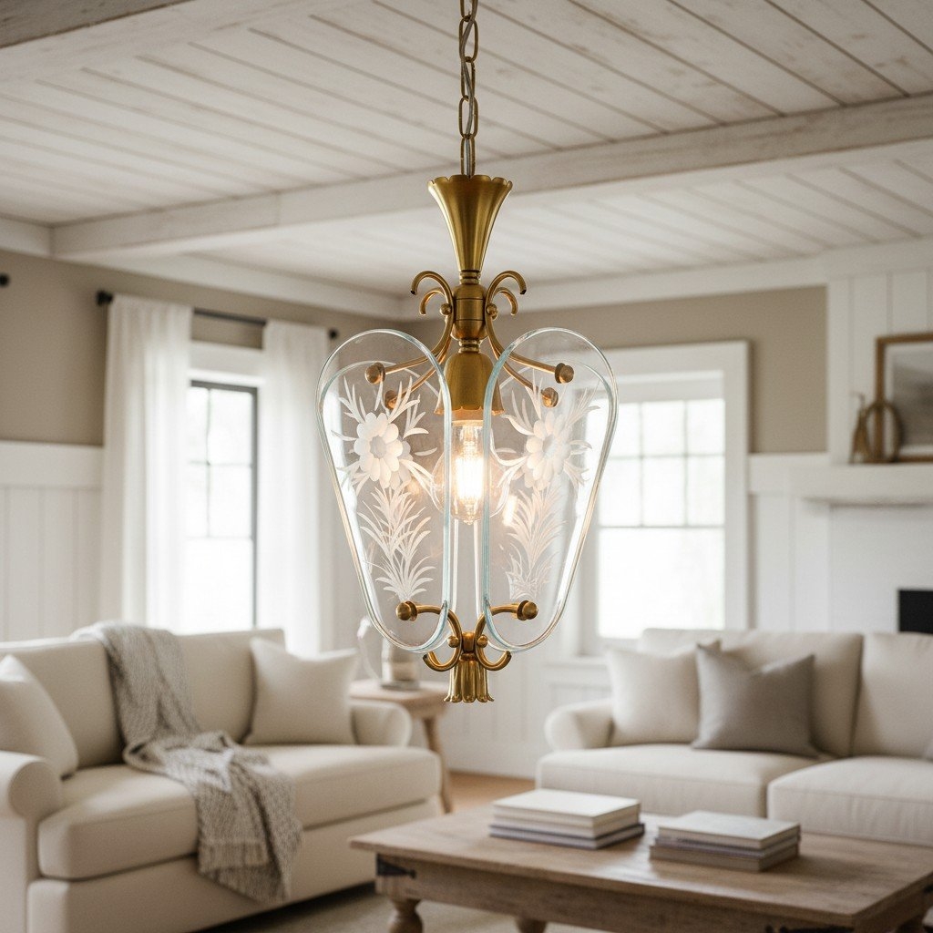 Kerise Sleek Glass Shade Pendant - Designer Ambient Light for Open Spaces or Lounges T489