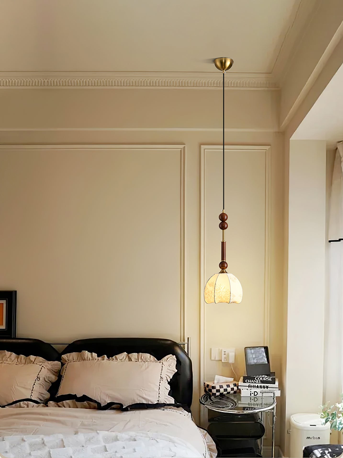 Retro Solid Wood Series Pendant Lamp M420