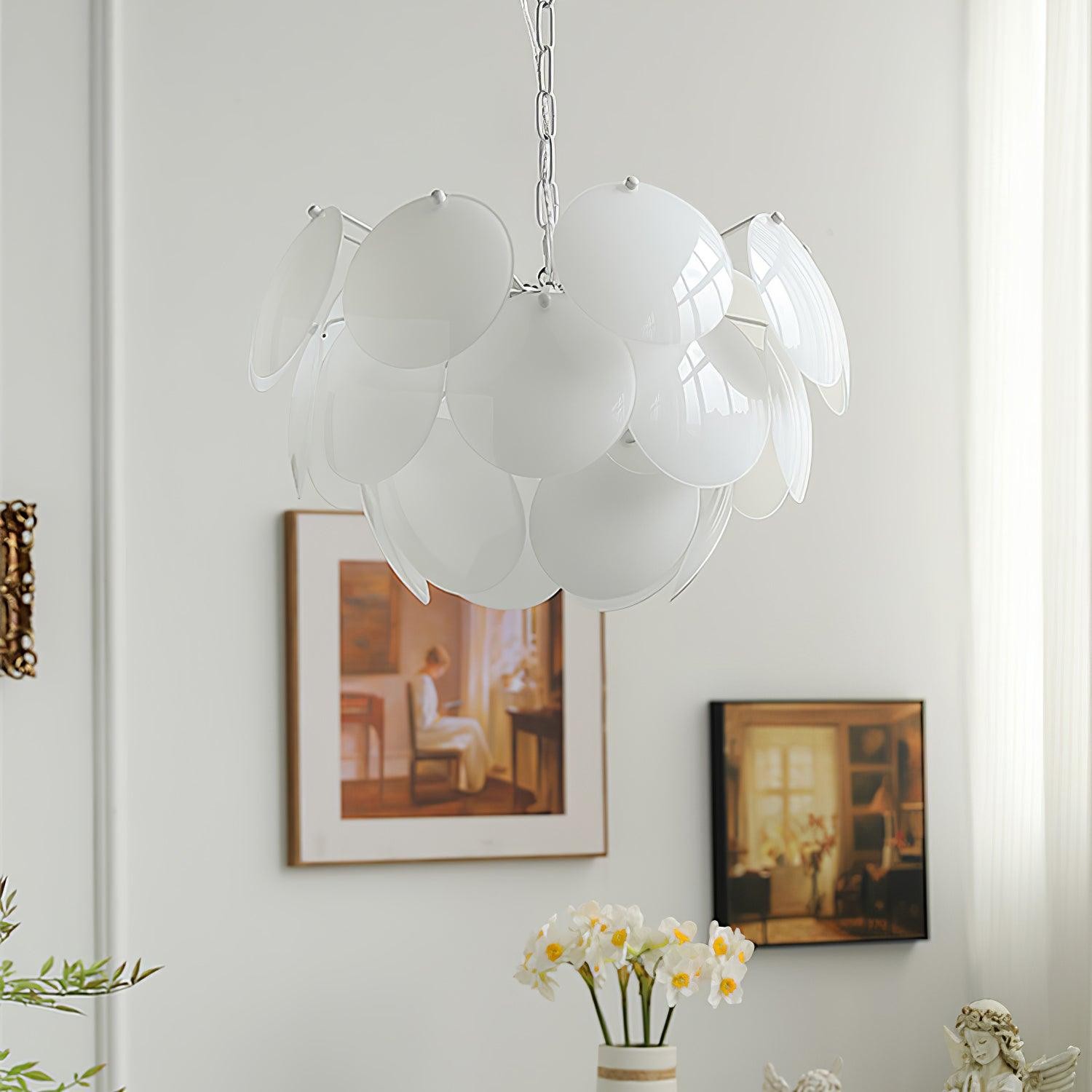 Luxury Fashion Luminous Petal Glass Chandelier M538