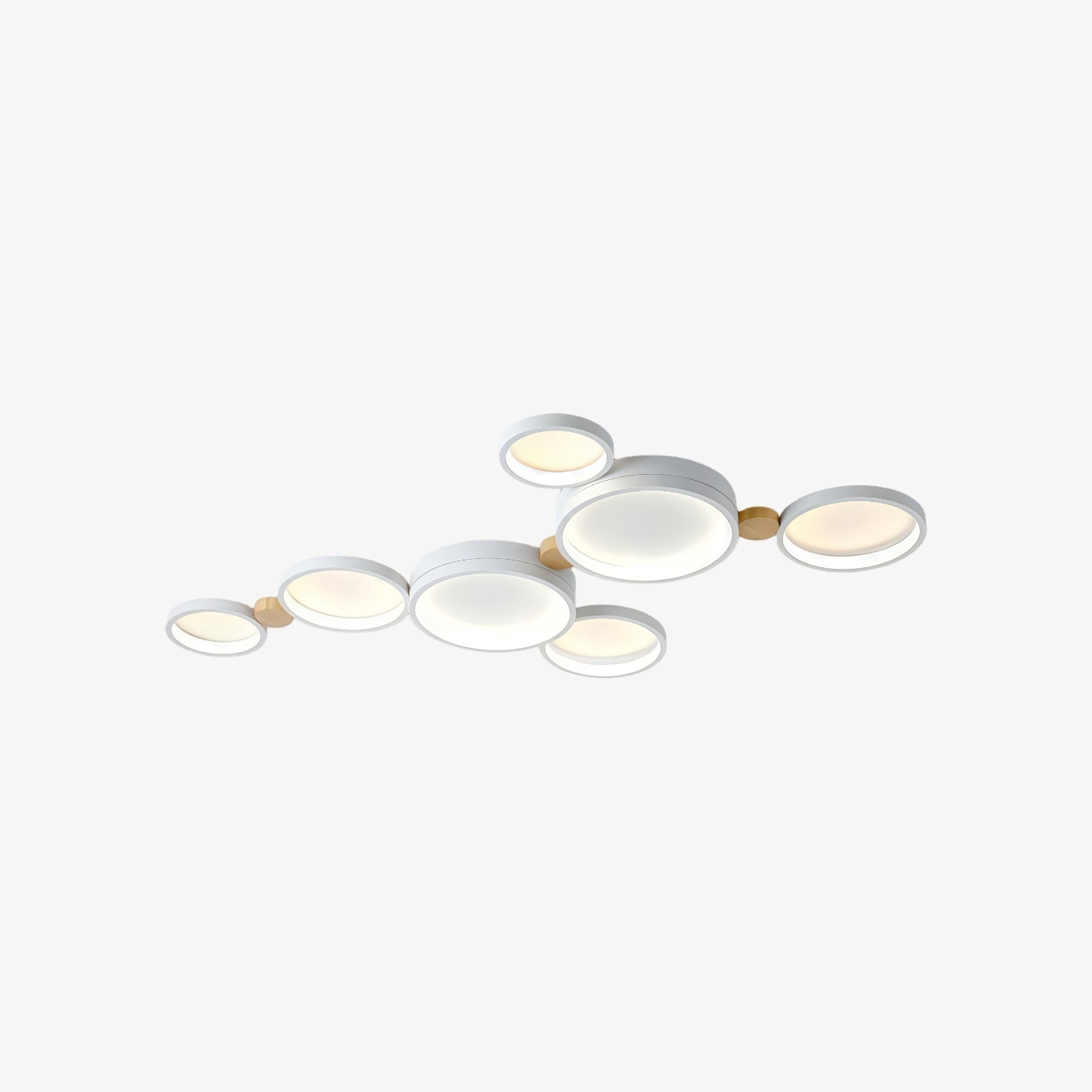 Modern LED Ceiling Lamp - Multi-Branch Design in Nordic Style for Living Room S381