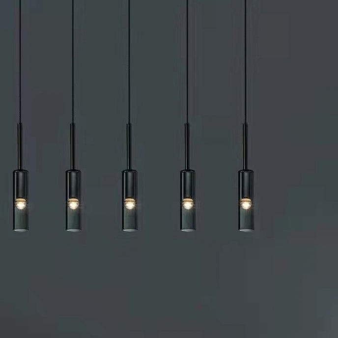 Modern Cylindrical Glass Pendant Light G42