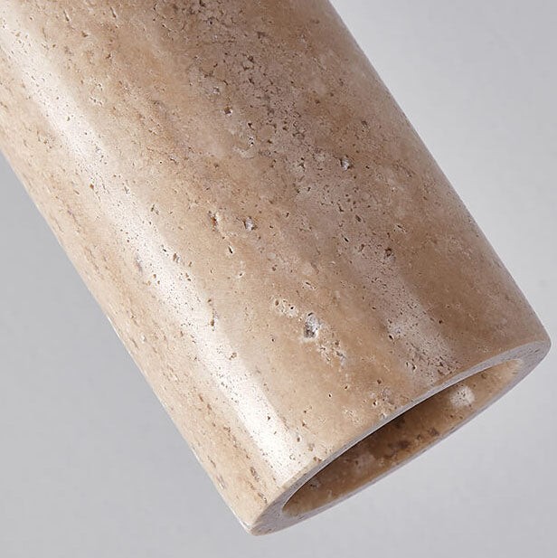 Wabi Sabi Solid Wood Stone Pendant Light G32