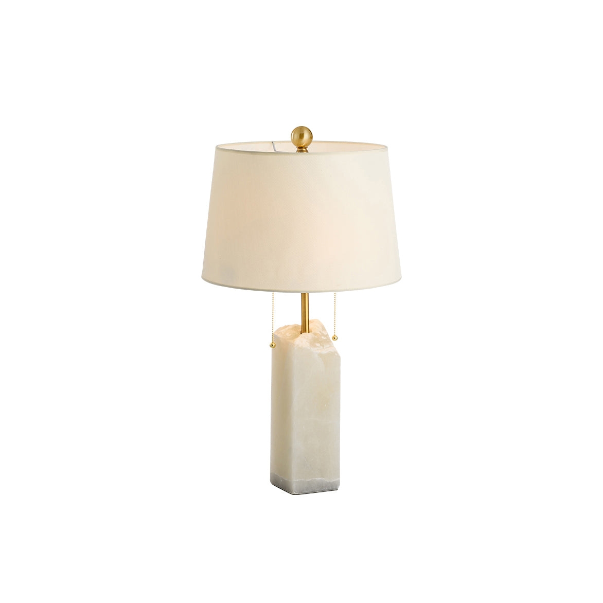 Raw Alabaster Table Lamp T1726