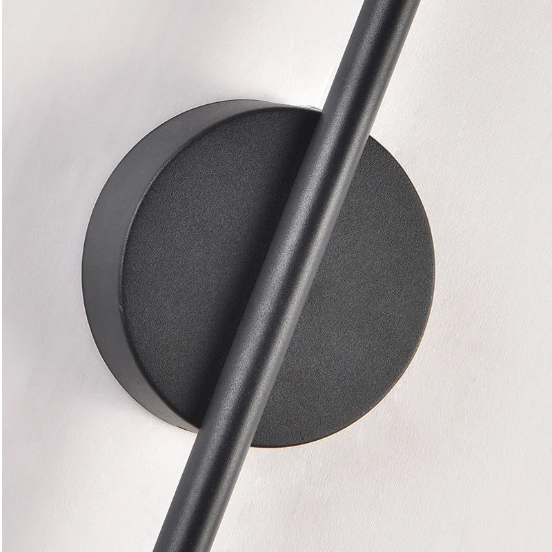 Modern Black Aluminum Wall Light T2074