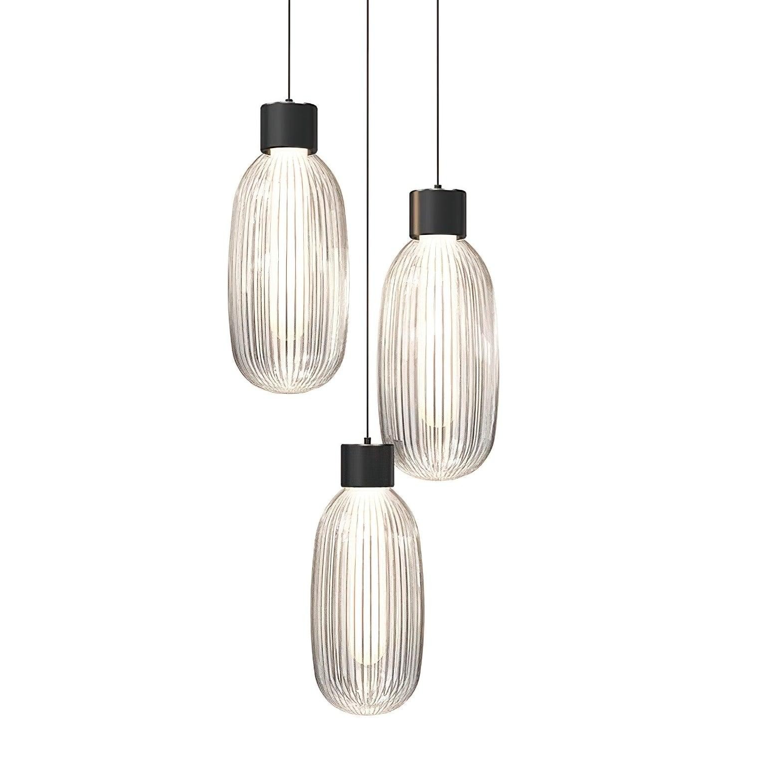 Nordic Striped Lantern Pendant Lamp M453