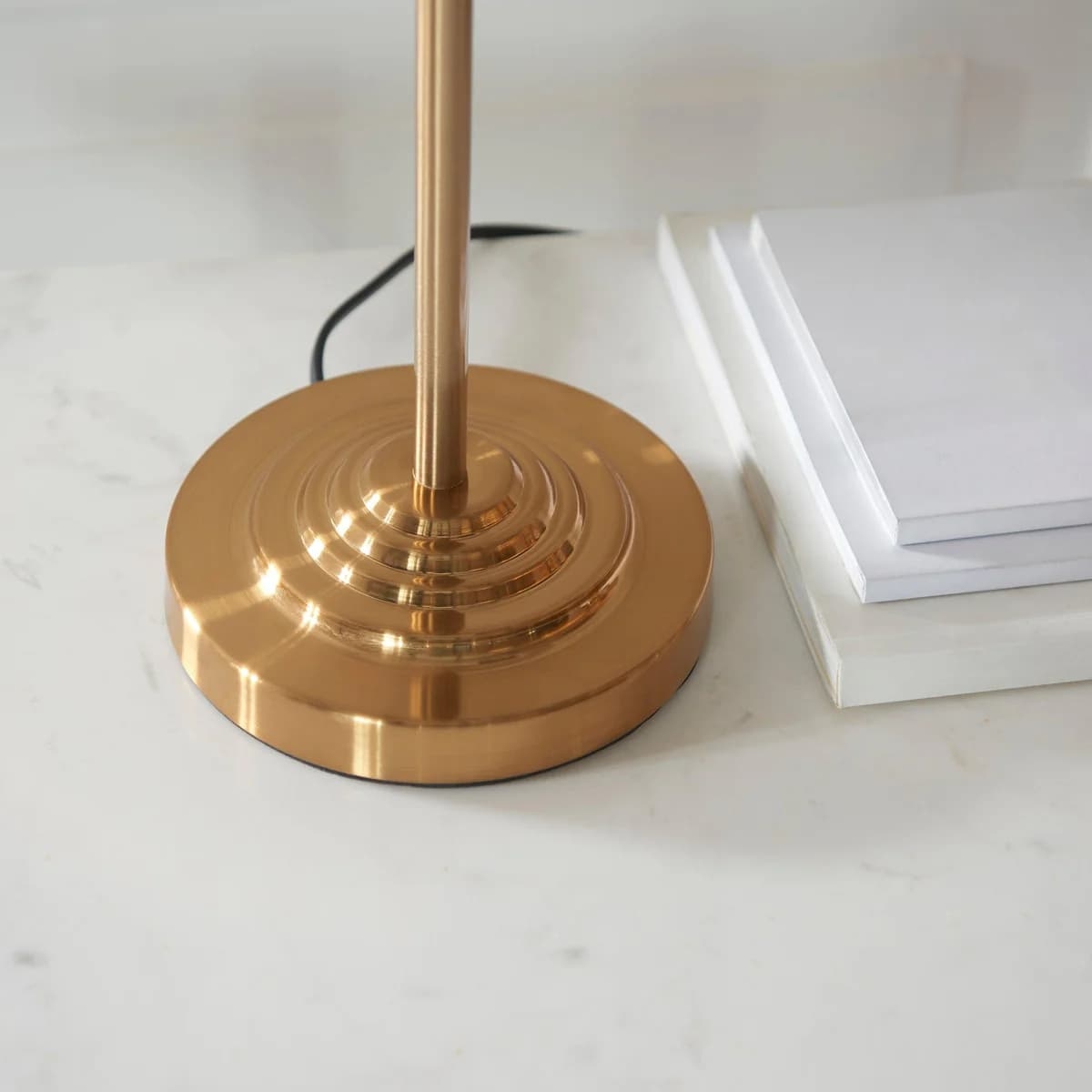 Tela 1‑Light and 3‑Light Table Lamp - Modern Linen & Metal for Bedside or Living Room T847