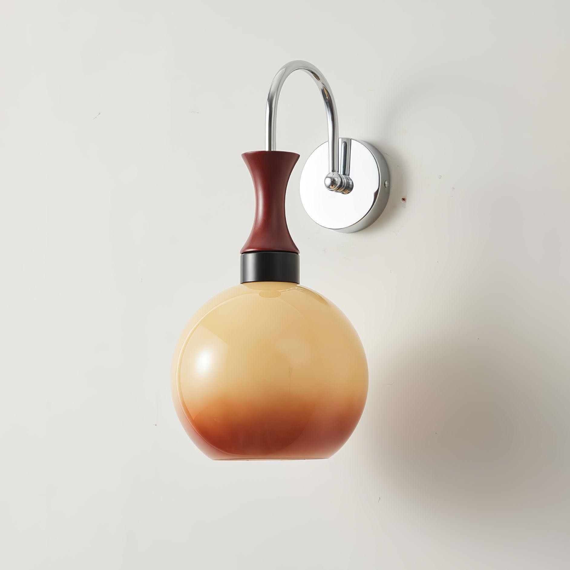 Spherical Yellow Wall Lamp M522