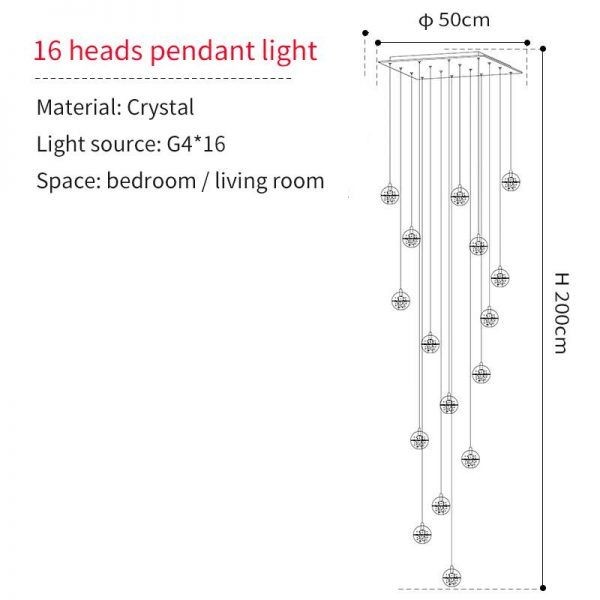 Crystal Pendant Light