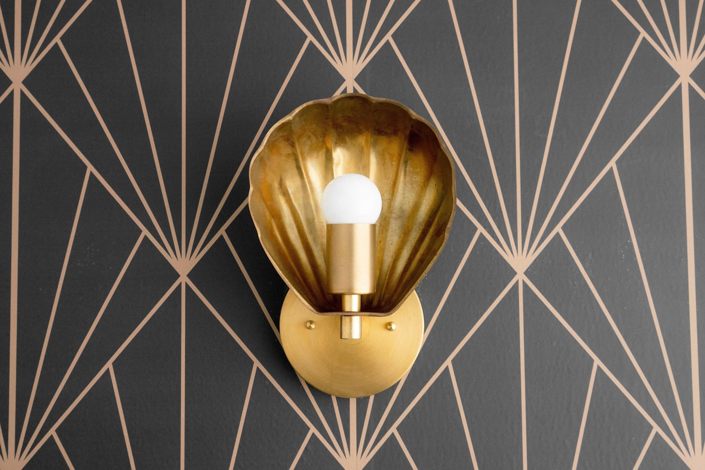 Ornato Luxe Deco Brass Wall Light - Multiple Finishes Available T356