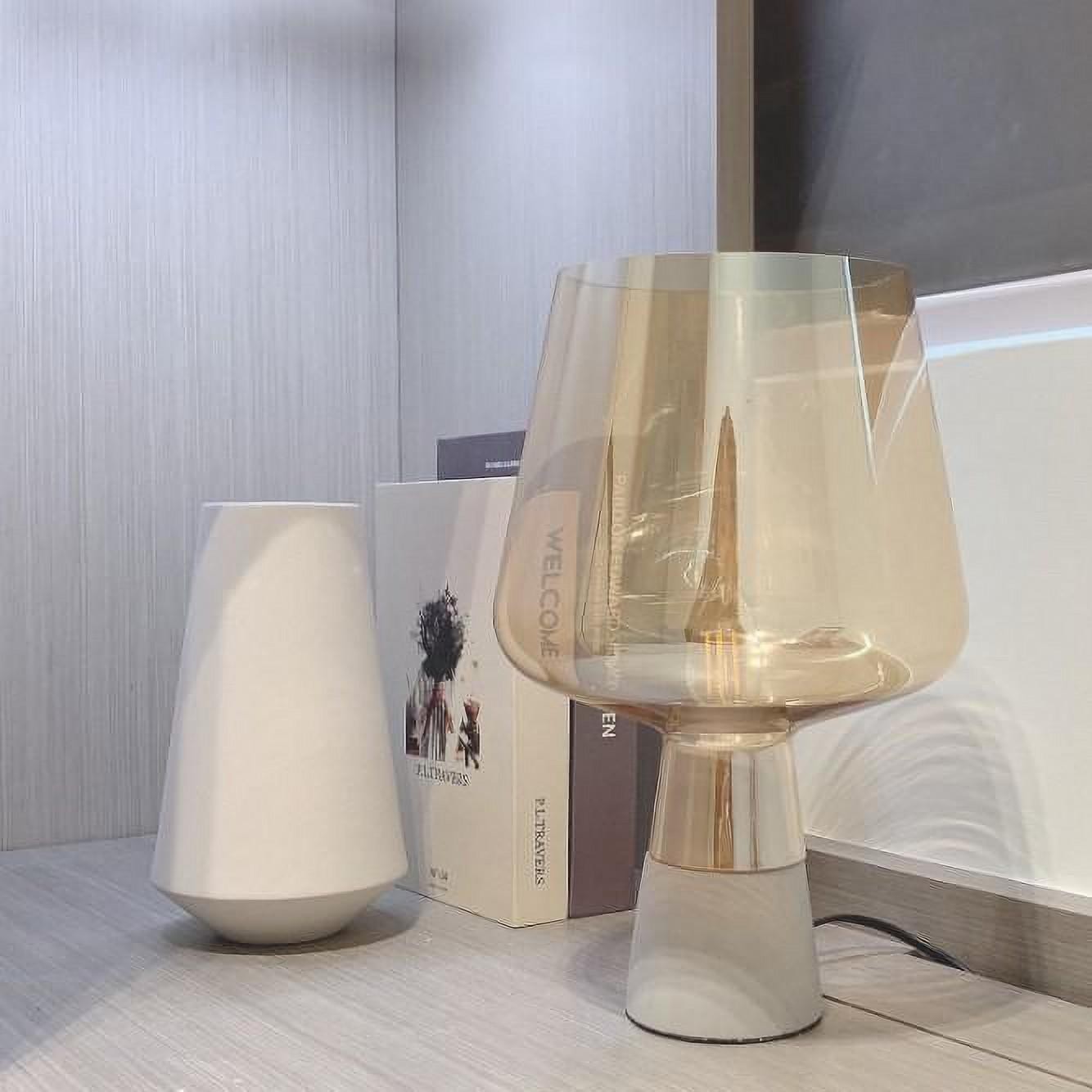 Glass Table Lamp - Glass Dome Nordic Design for Bedroom