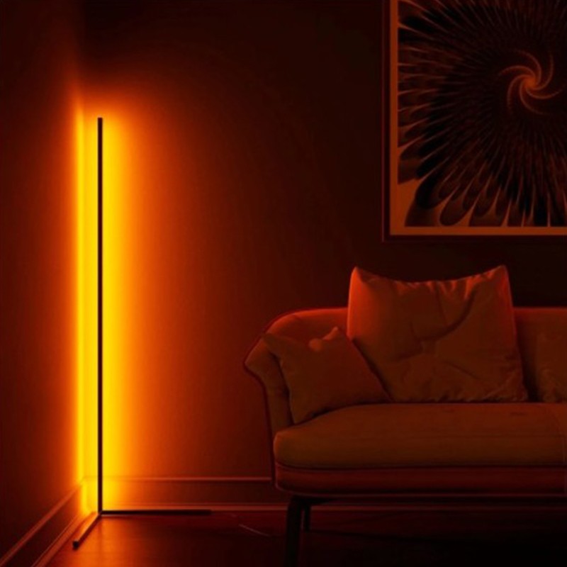 LED Corner Floor Lamp for Living Room