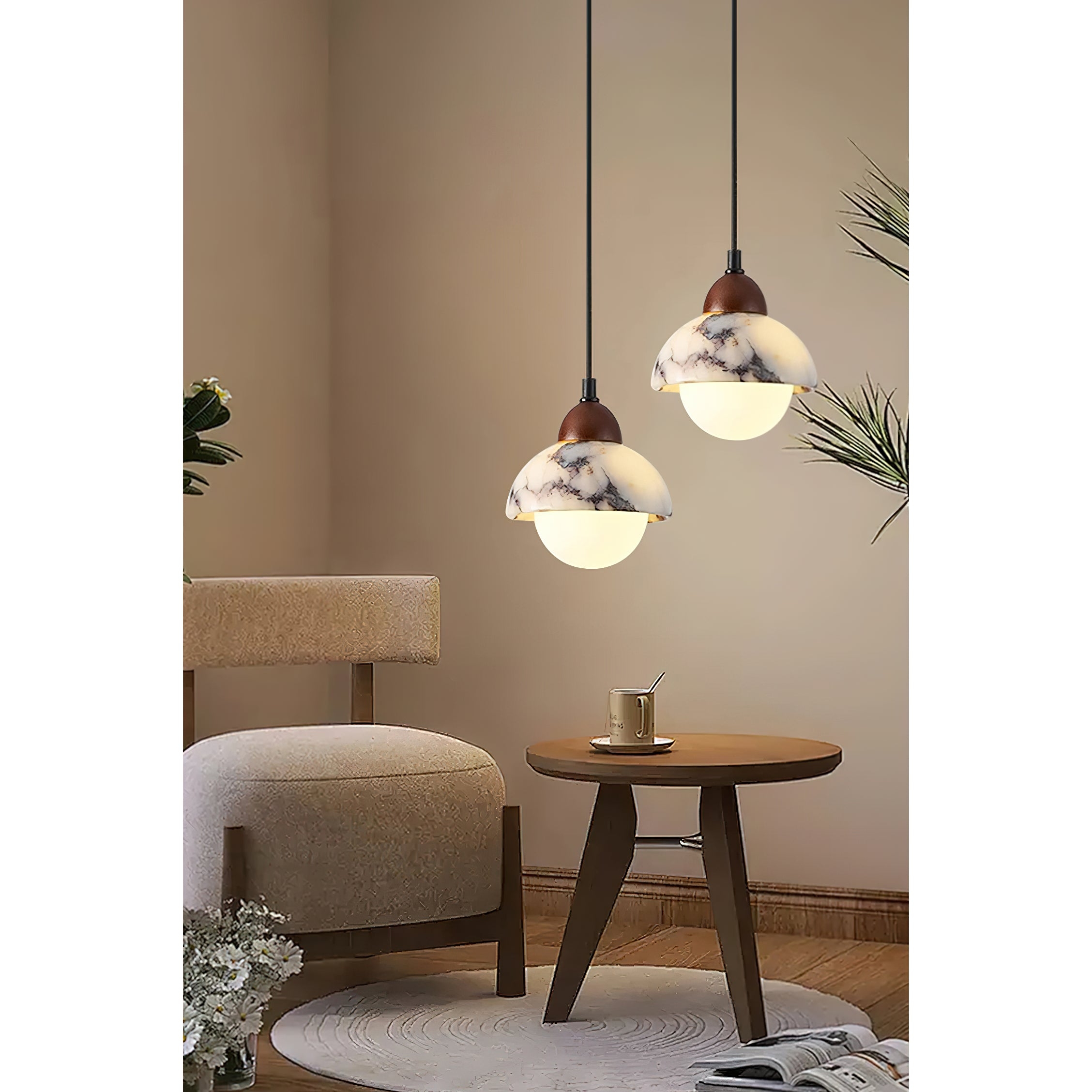 Polaris Marble Pendant Lamp T1876