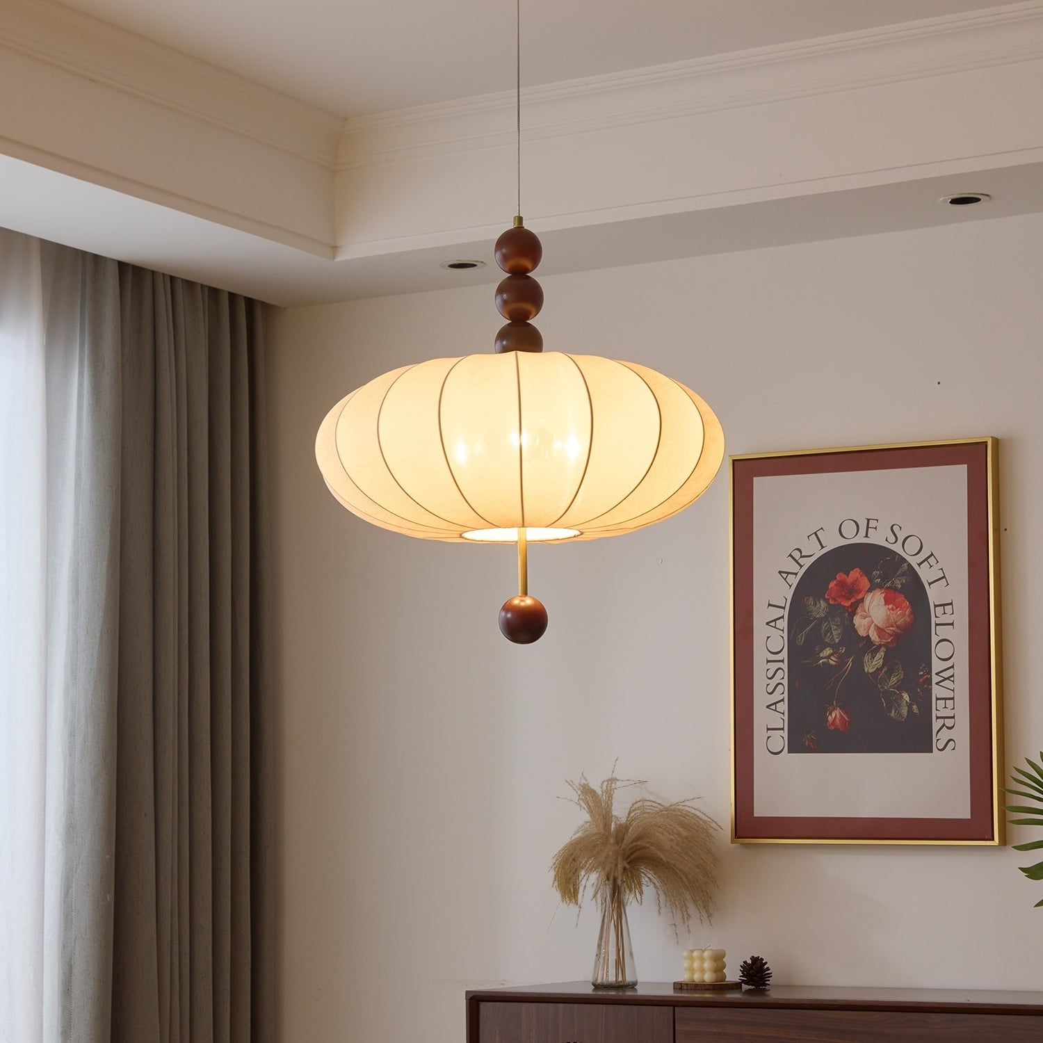 Adelaide Fabric Pendant Light T1574