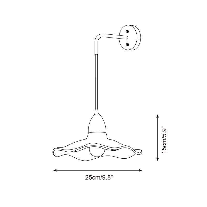 Crested Wave Wall Lamp T1411
