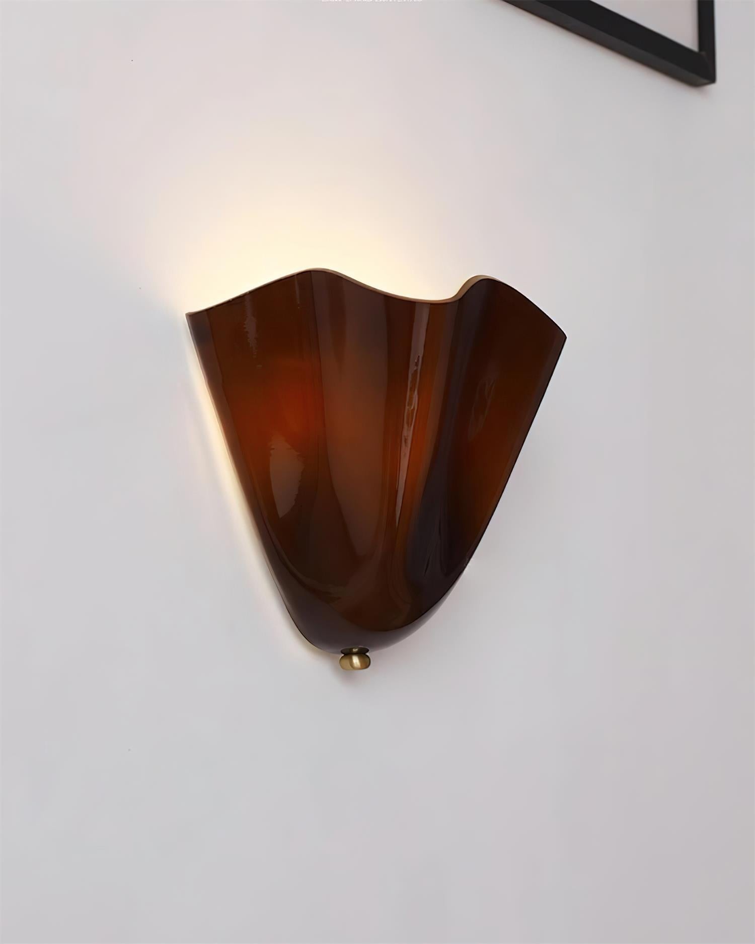 Bellina Modern Glass Wall Sconce - Ambient Lighting for Hallway P075