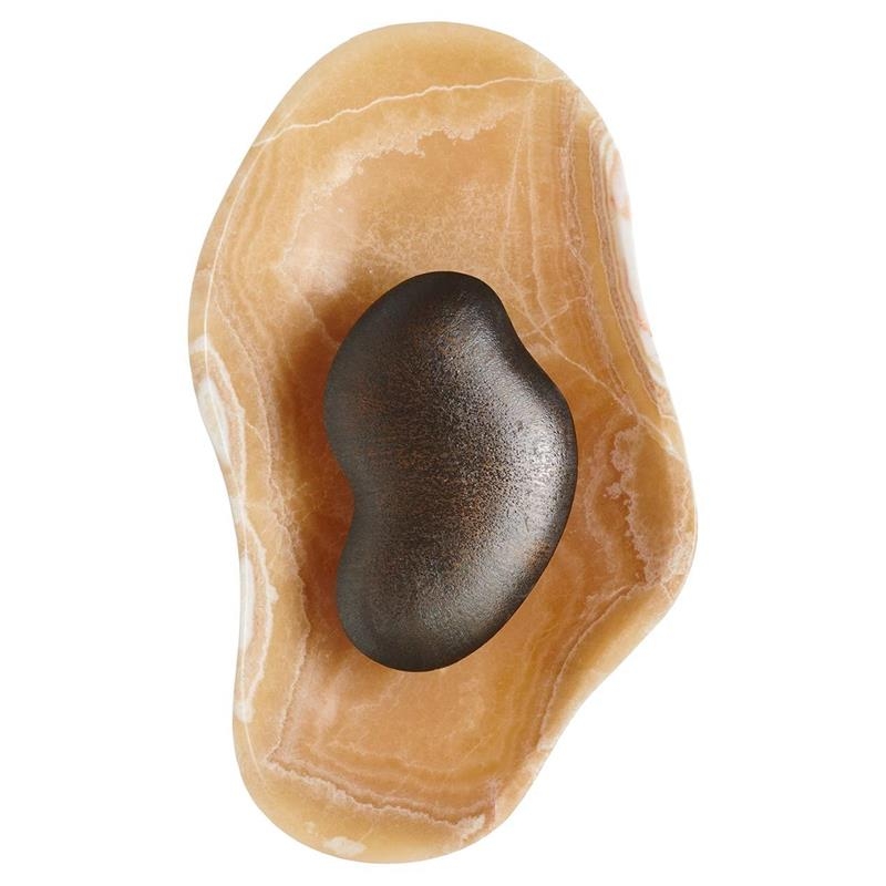 Oyster Hammered Onyx Sconce T1949