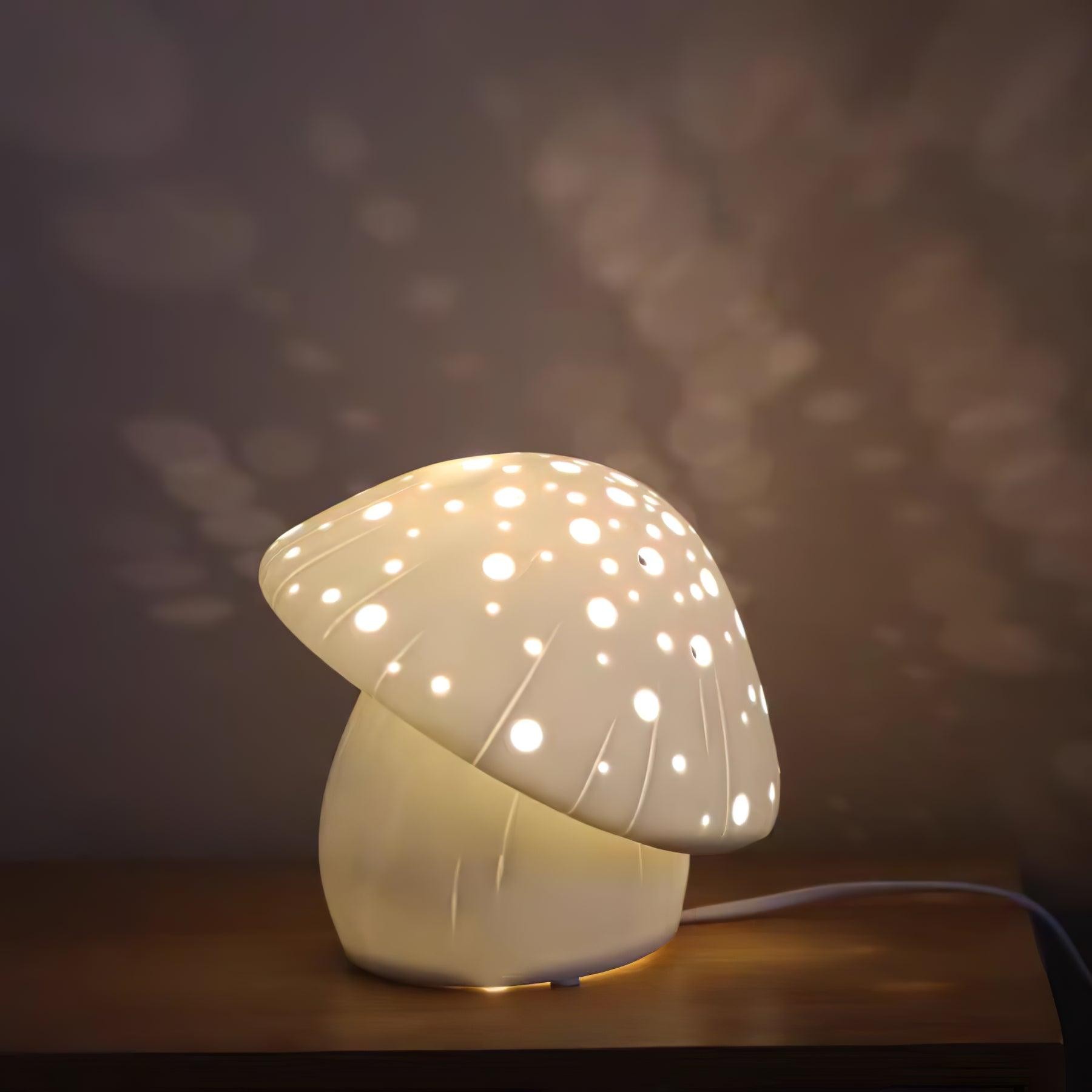 Cartoon Mushroom Skeletonized Table Lamp M363