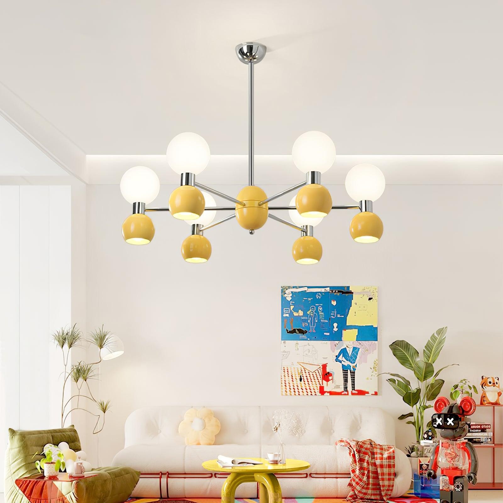 Modern Minimalist Multiple Head Metal Chandelier M212