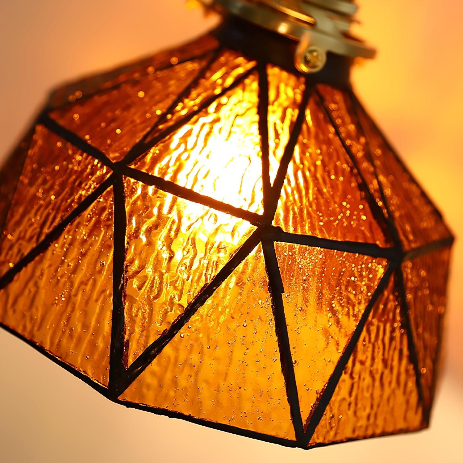 Retro Pastoral Glass Wall Lamp M109