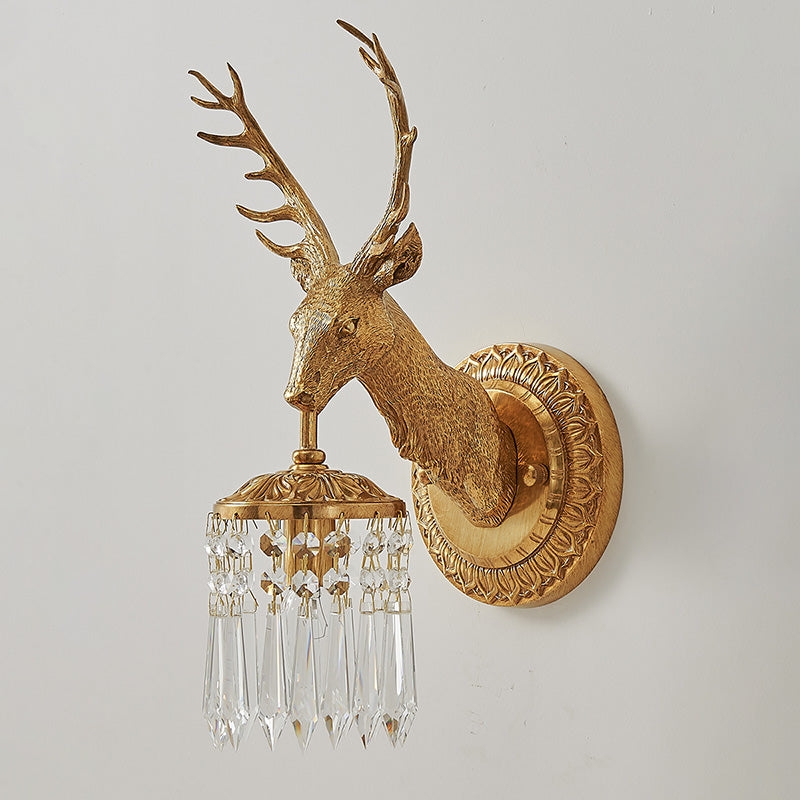 Antler Crystal Wall Lamp T1964