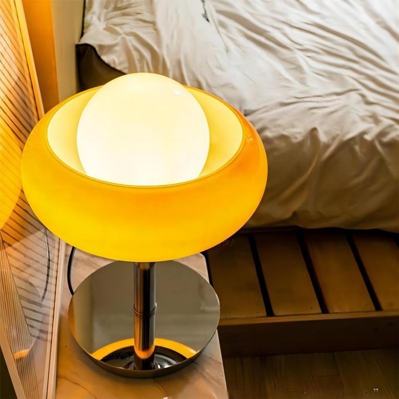 Bauhaus Glass Creative Egg Tart Table Lamp S141