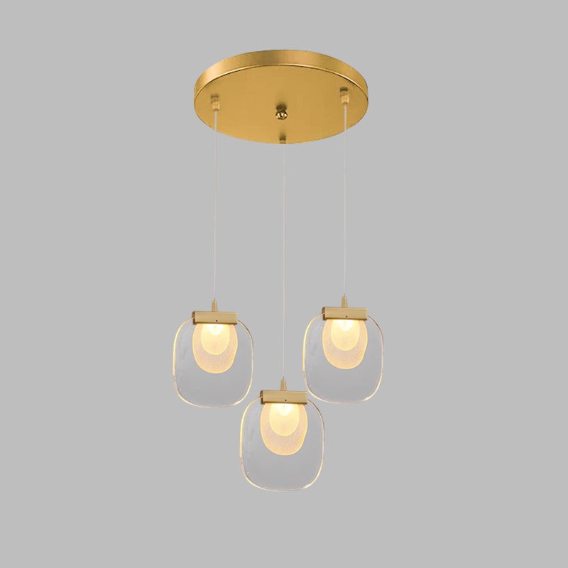 Glass Ripples Pendant Lamp M156