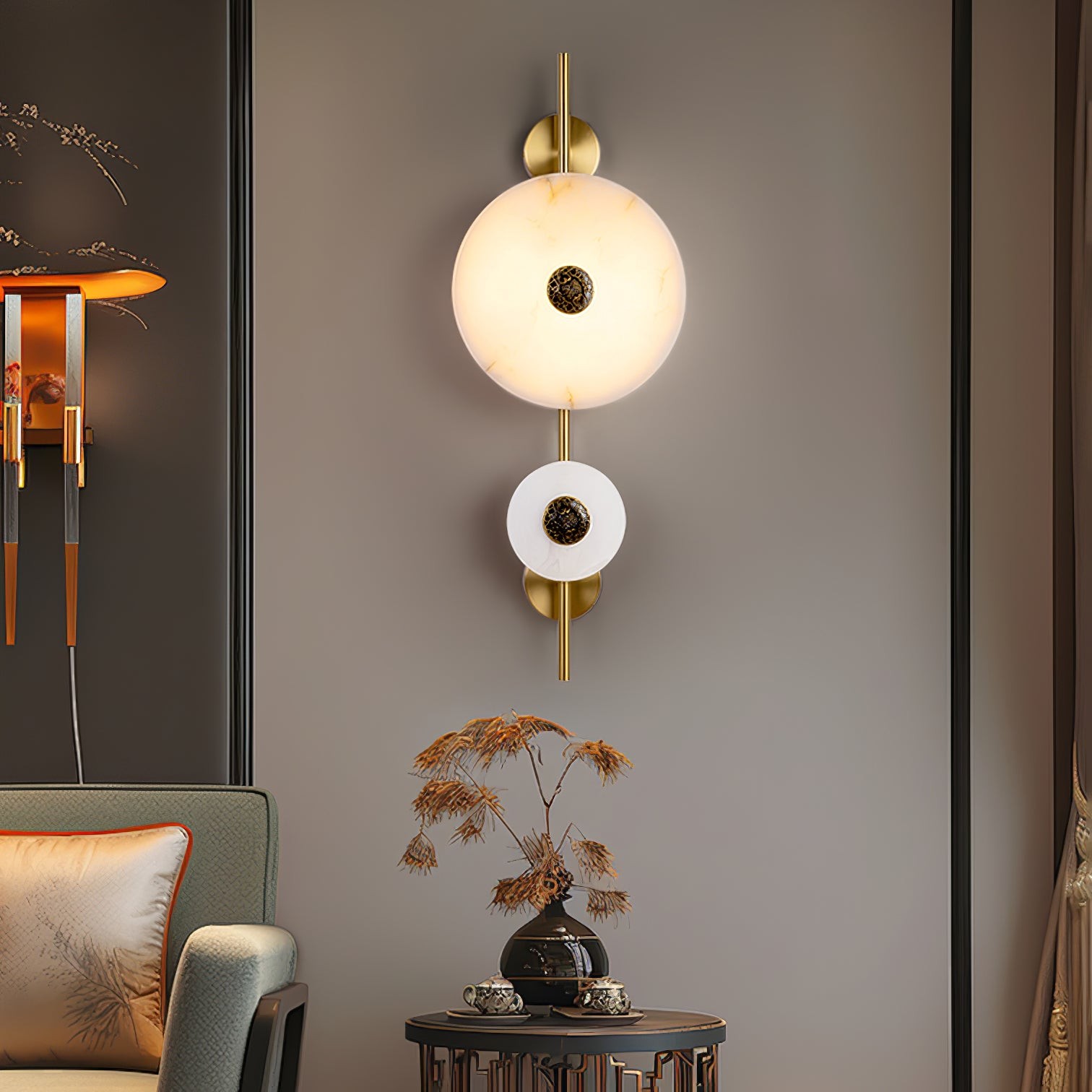 Light Luxury Disc-Shaped Wall Lamp M580