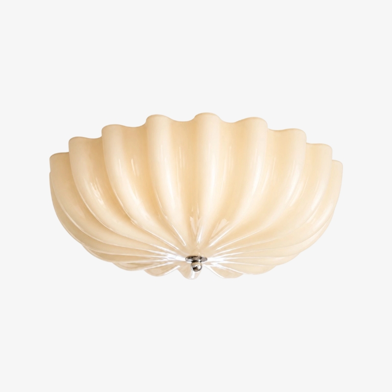 Durnic Cream Style Ceiling Light - Modern Flush Mount Lamp for Bedroom Dining Room T2278