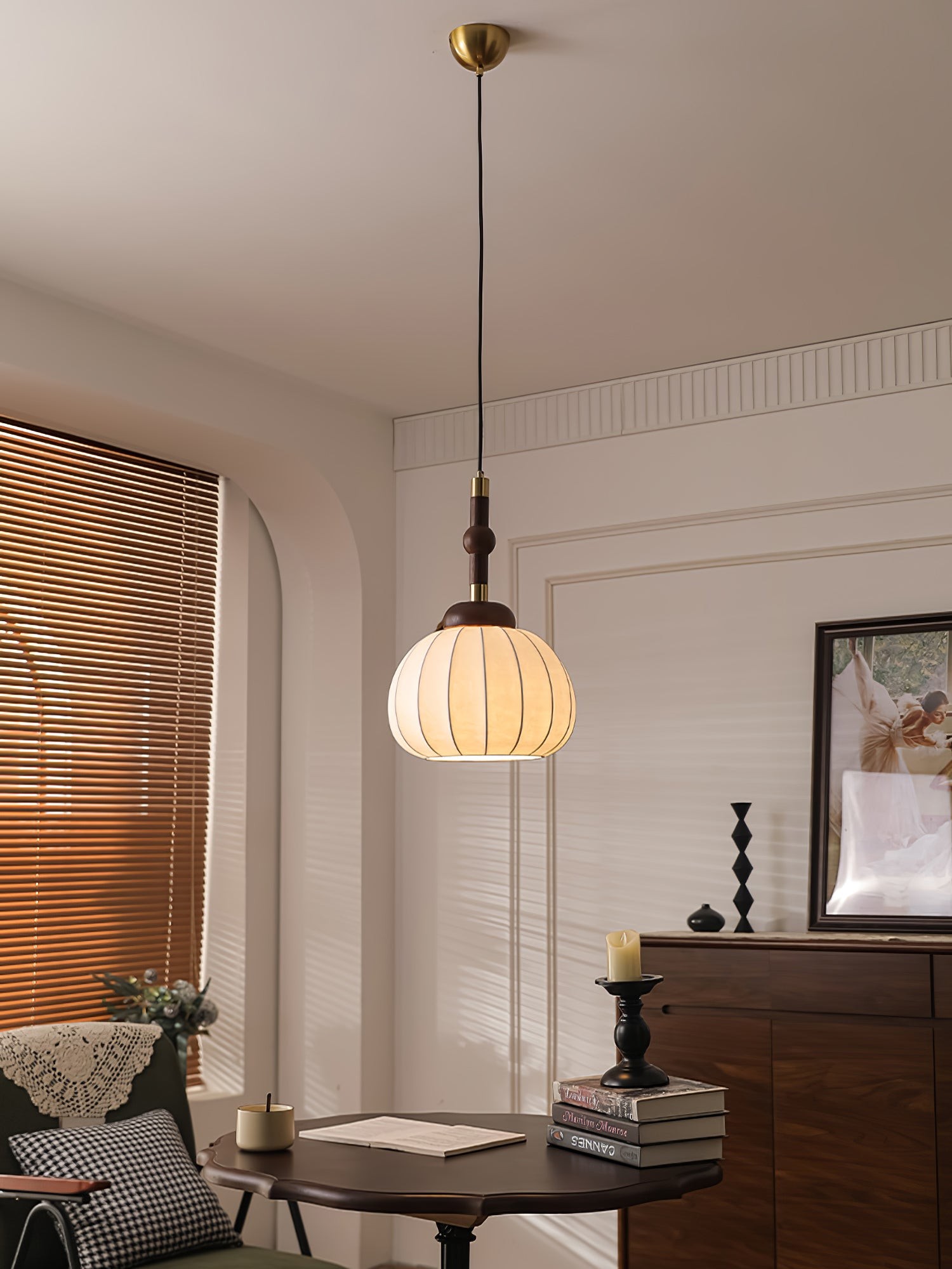 Silk Globe Pendant Lamp M411