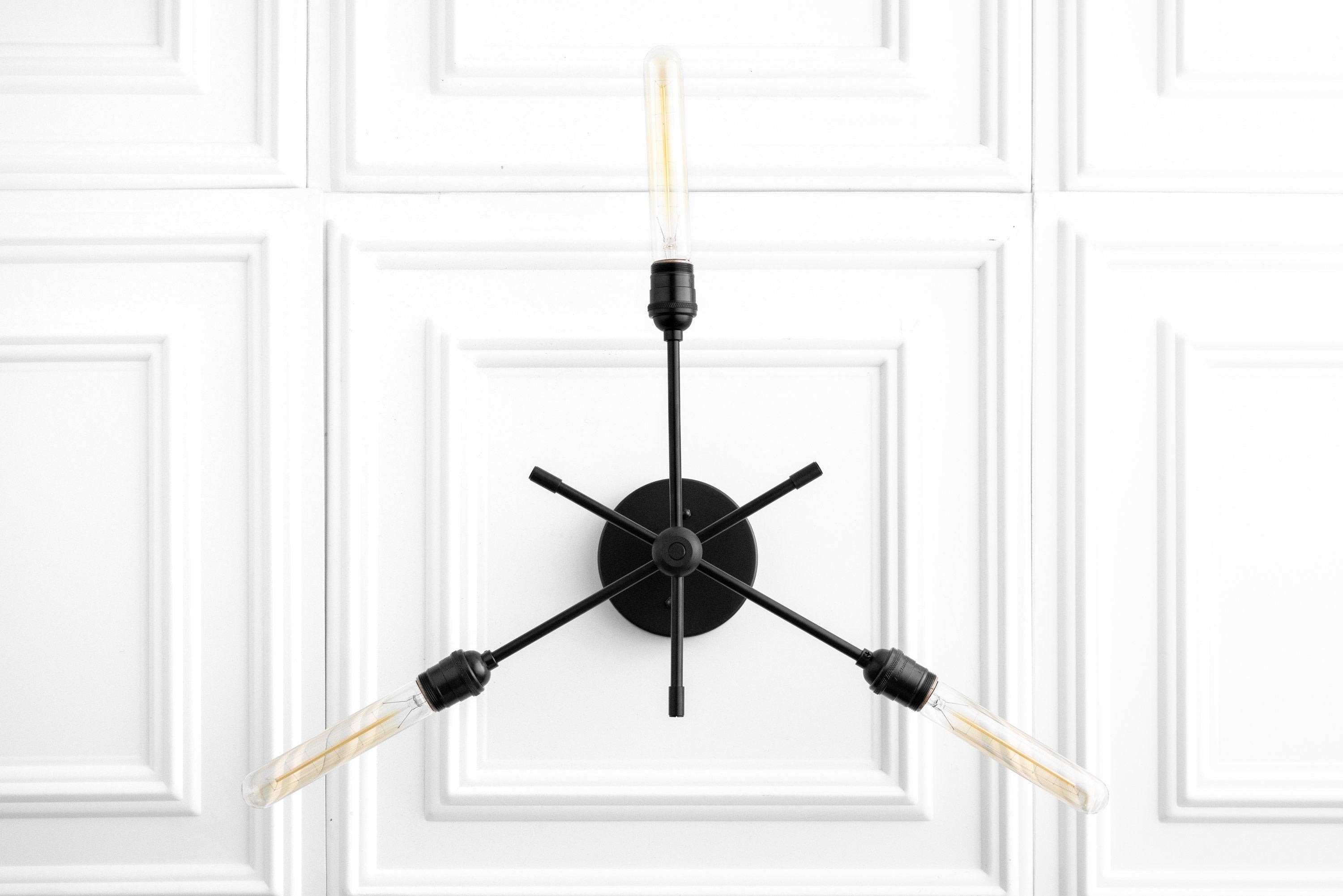 Mobilux Line Industrial Chandelier - Modern Ceiling Light Fixture for Home T331