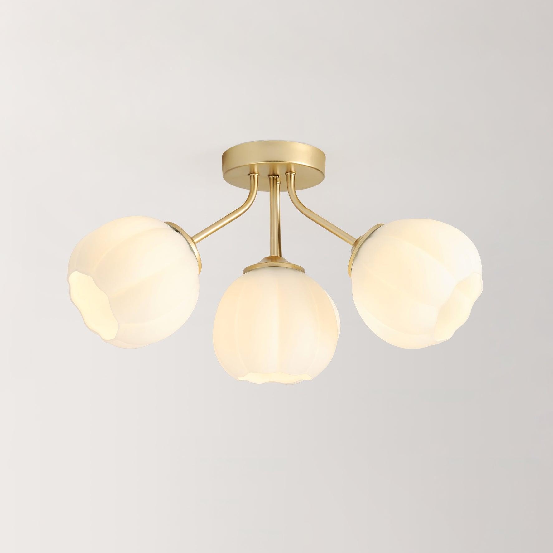 Flower Glass Ceiling Light P044