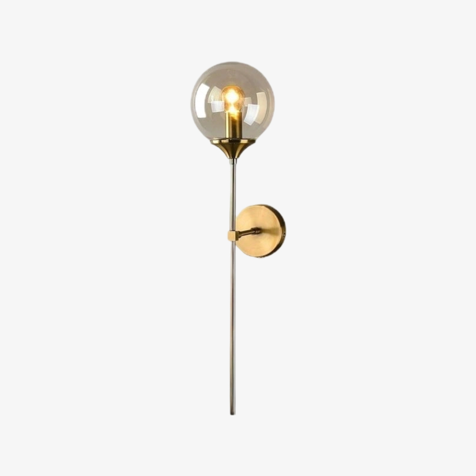 Beanaura Wall Lamp Nordic Glass Ball Metal Design – Modern Indoor Lighting for Living Room T1097