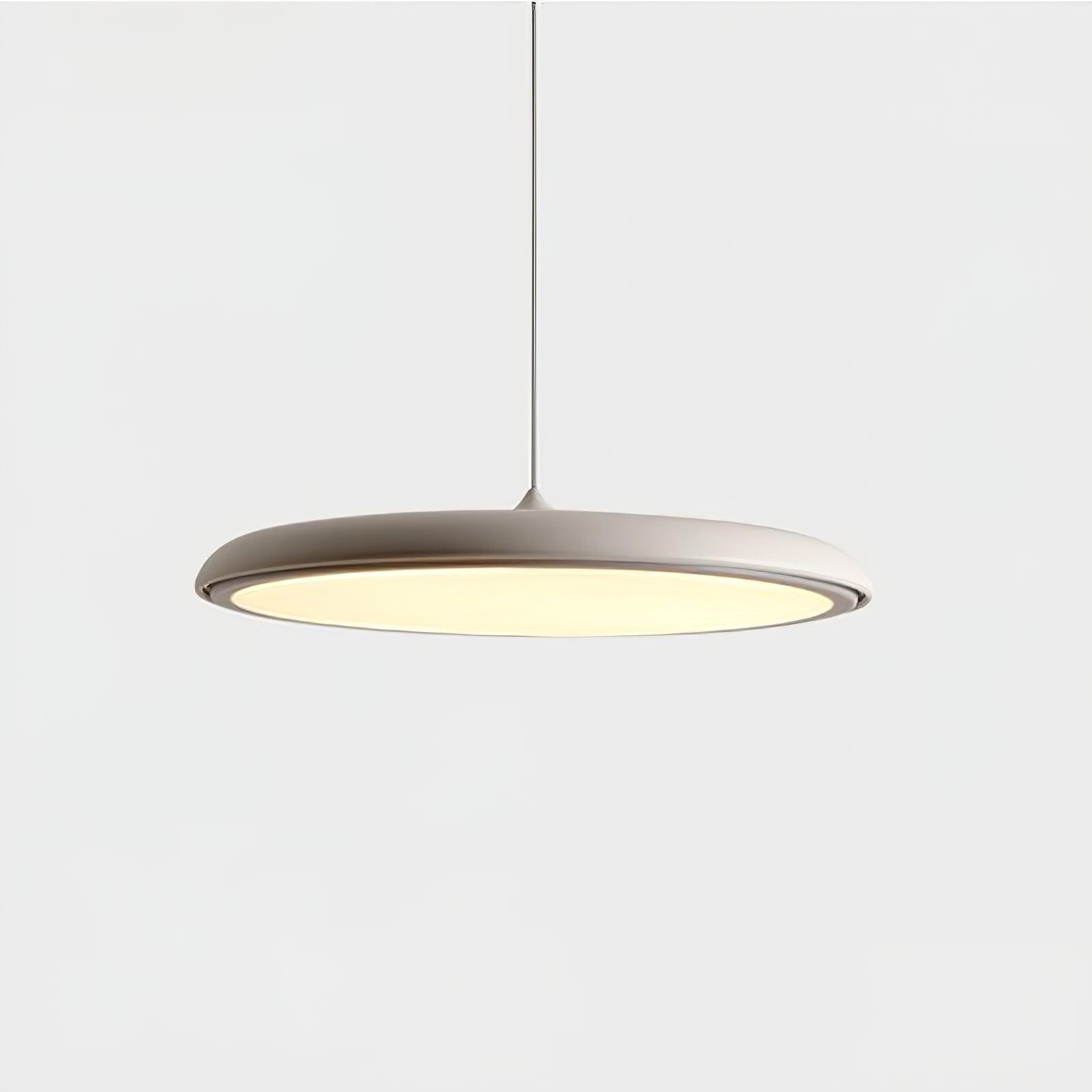 Modern Metal Saucer Pendant Light – Slim Design with LED Lighting M45