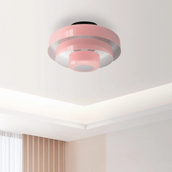 Veleora Triple Layer Disc Ceiling Light - Bauhaus Colorful Design S361