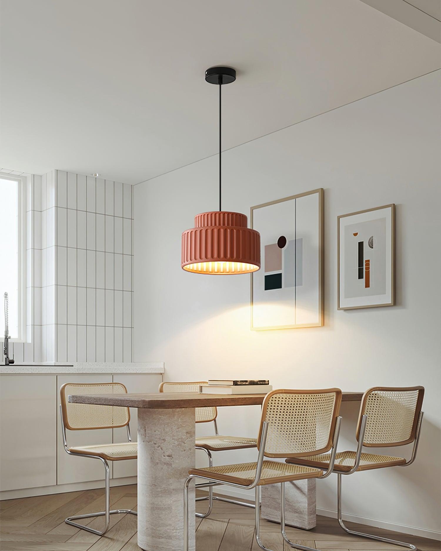 Nordic Resin Column Pendant Lamp M149