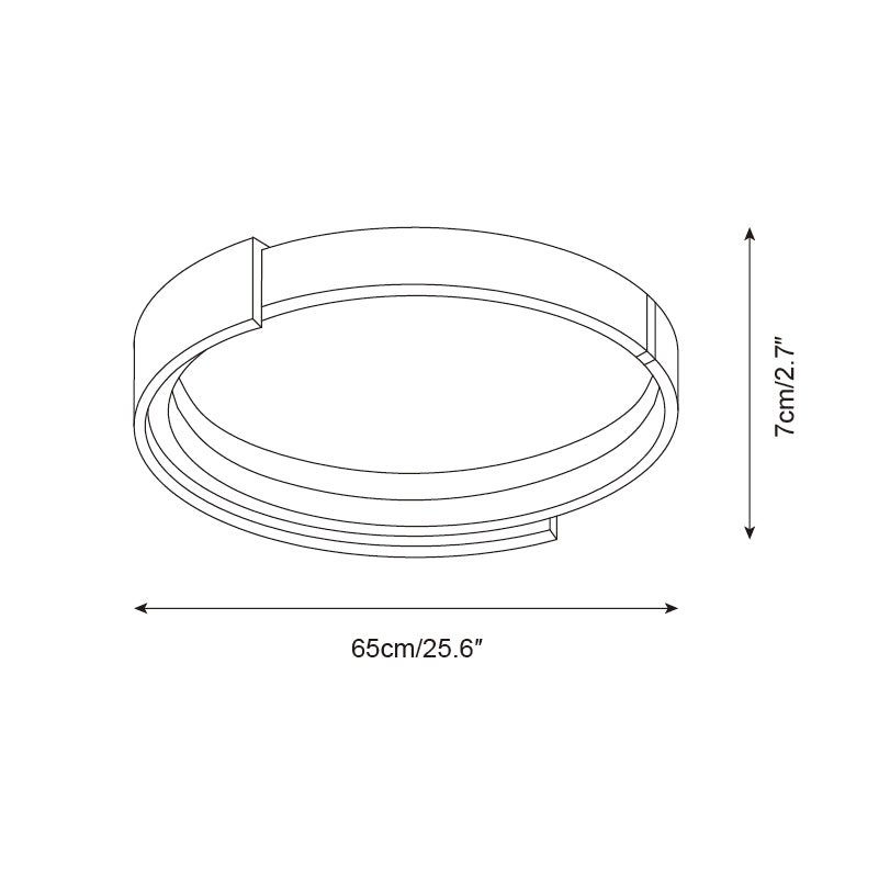 Cerqon Halo Ceiling Lamp T1355
