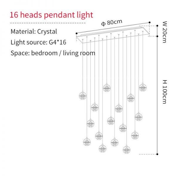 Crystal Pendant Light