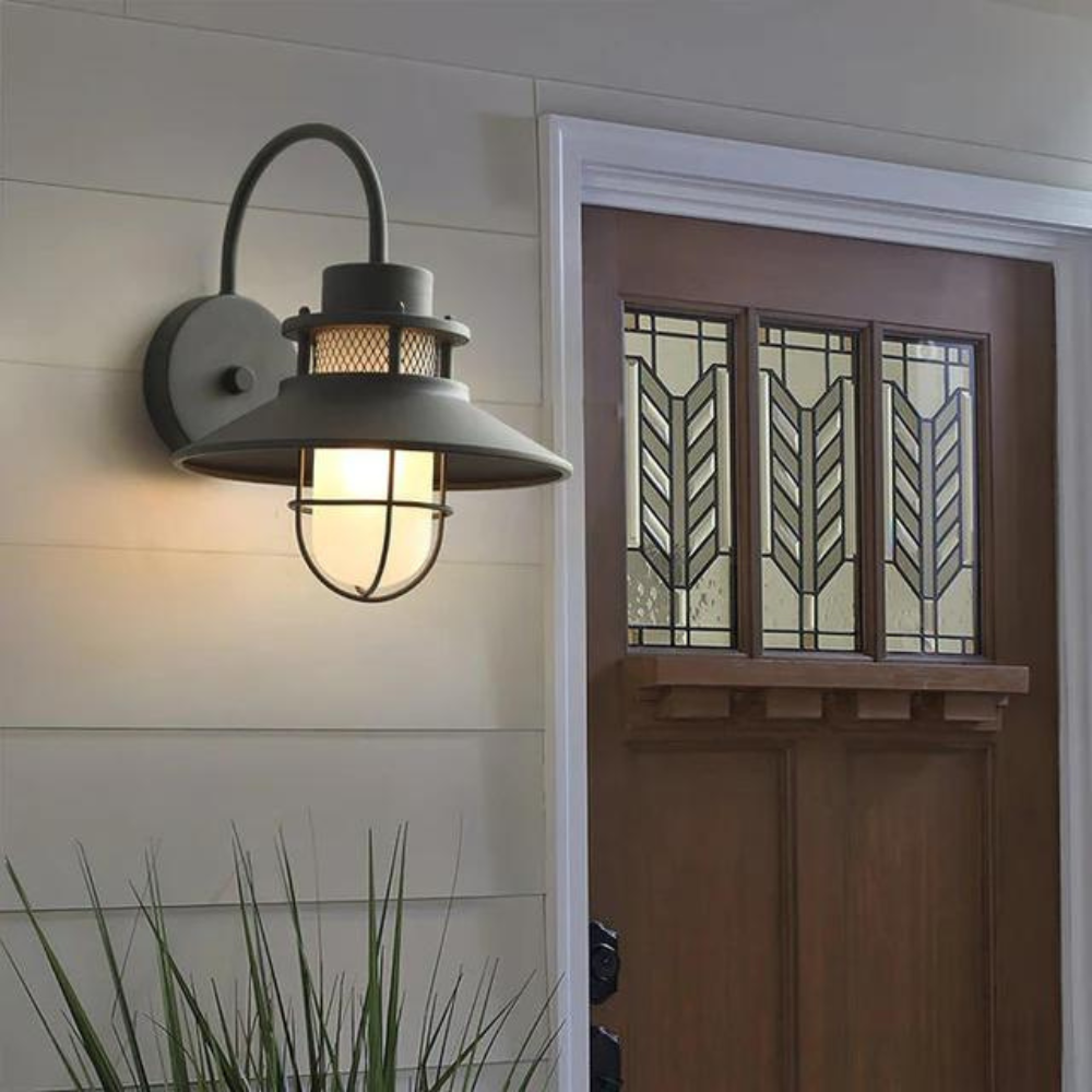 Luminous Outdoor Torch Metal Outdoor Wall Lamp T2031