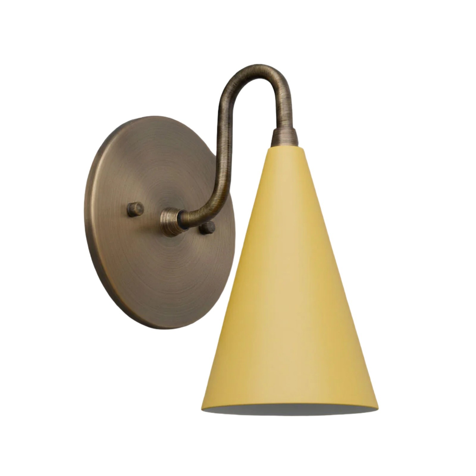 Minimalist Tall Brass Triangular Wall Lamp S307