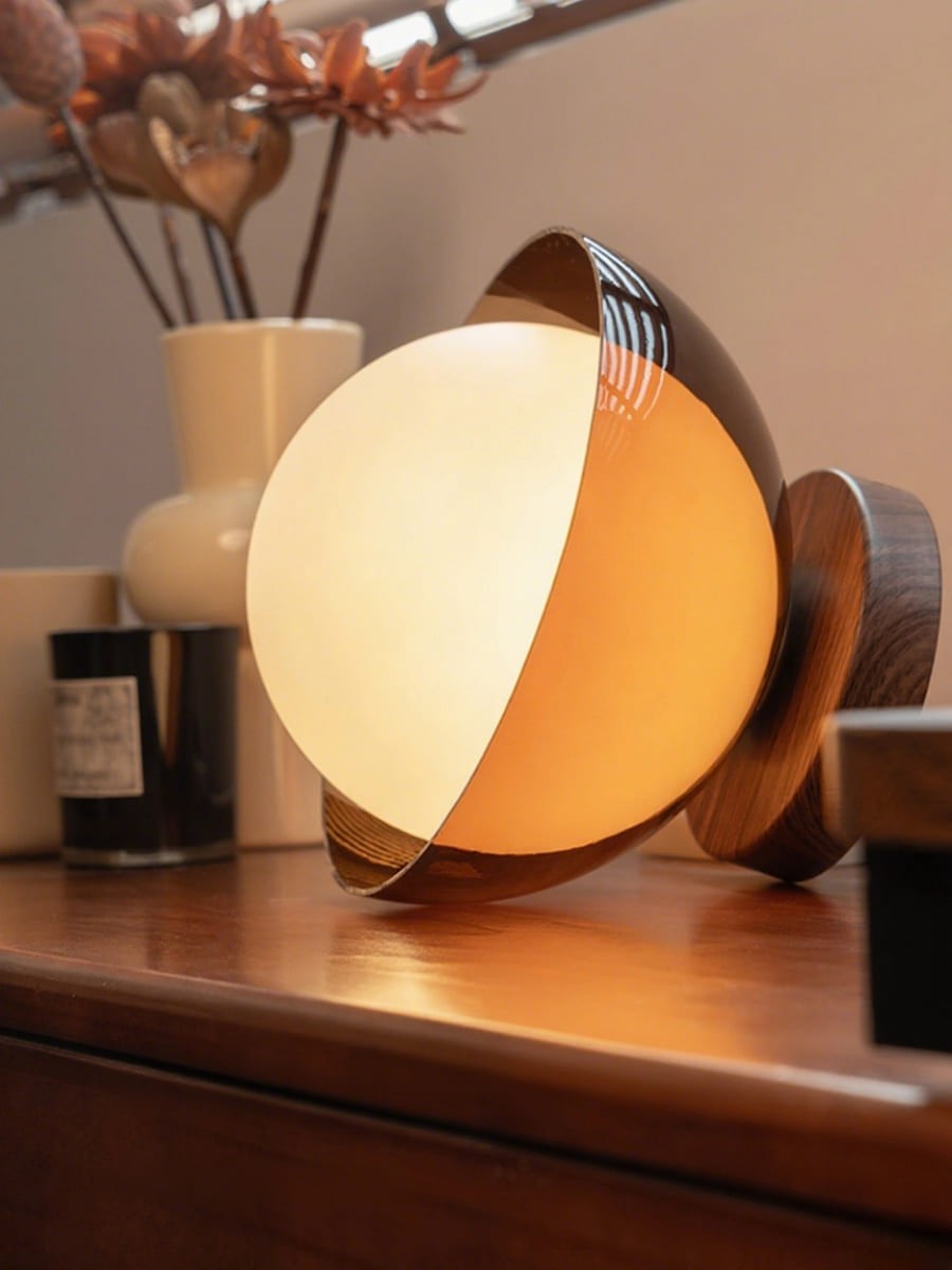 Sunset Ceiling Light – Vintage Walnut Design For Hallway or Entryway G97