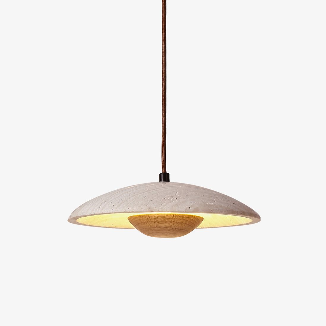 Cream Style Wood Pendant Lamp M316