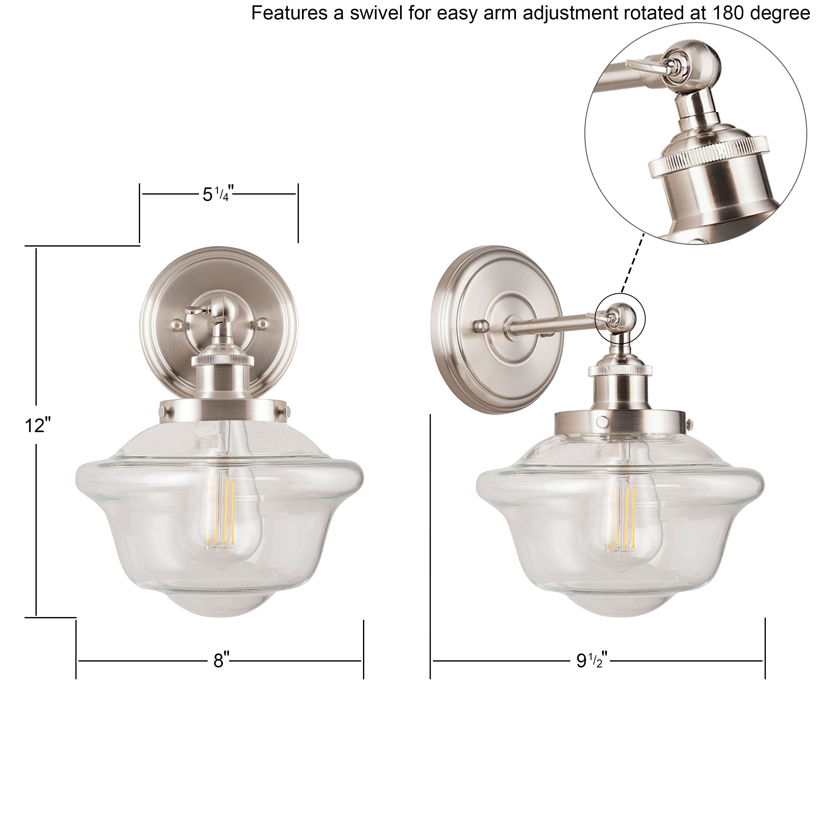 Lavagna Industrial Bathroom Vanity Light T130