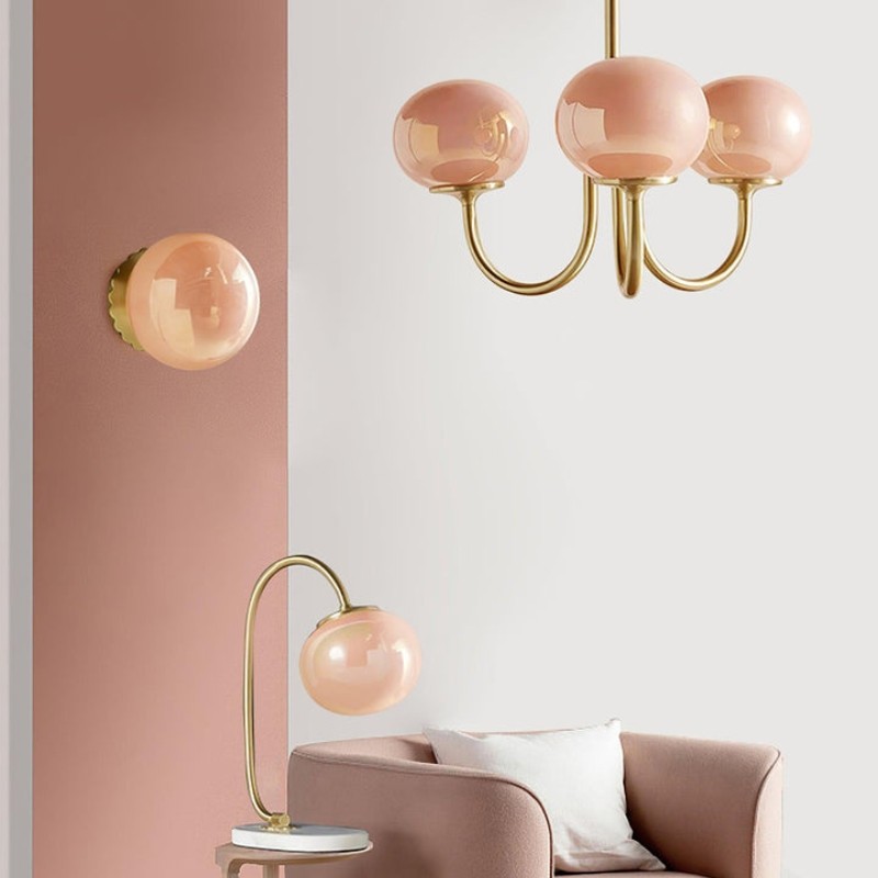 Bauhaus Glass Ball Marshmallow Chandelier S200