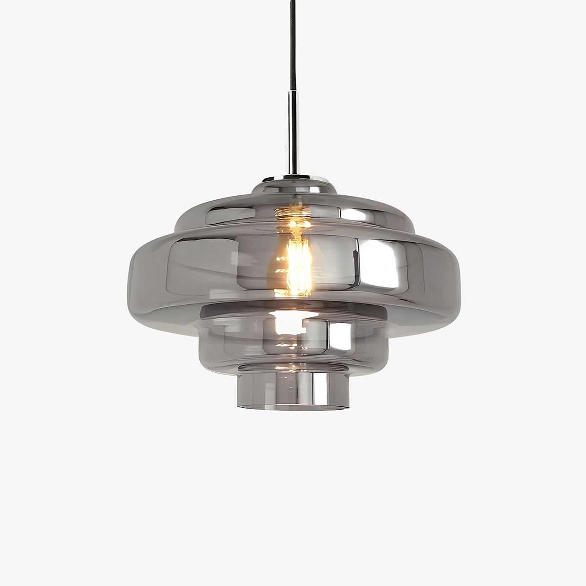 Koloro Multi-Layer Pendant Light - Vintage Metal and Glass for Living Room T277