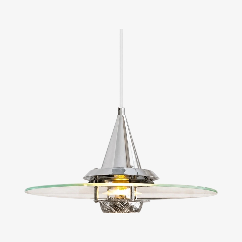 Moxellan Vintage Pendant Light - Modern UFO Pendant Lamp for Dining Room, Studio and Bar T2279