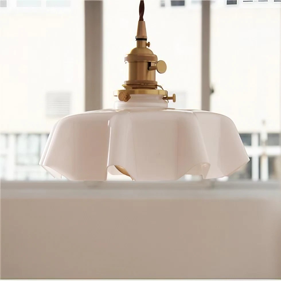 Retro Minimalist Glass Pendant Light