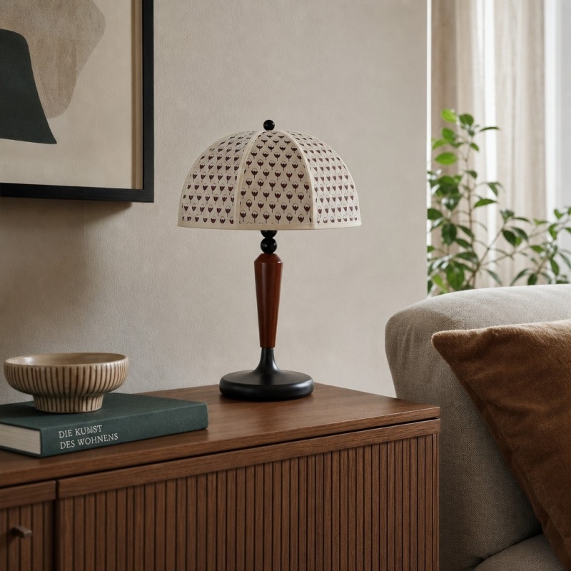 Fennary French Vintage Table Lamp - Elegant Classic Design  for Bedroom Living Room T2266