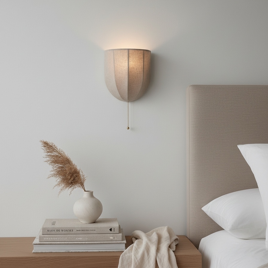 Fablune Indoor Wall Lamp - Modern Ambient Fabric Lighting for Home T1174